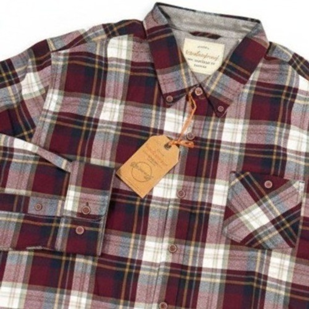 NEW Weatherproof Vintage Plaid Button Down Shirt Mens XXL Cabernet Heritage